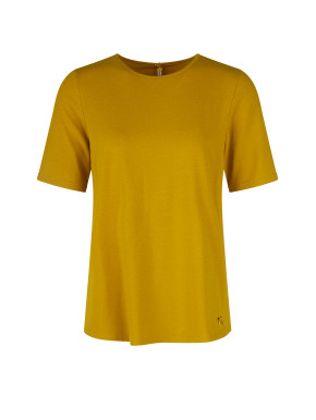 SHORT STORIES 621844 T-Shirt yellow wood (47% Baumwolle, 47% Modal, 6% Elasthan) XS