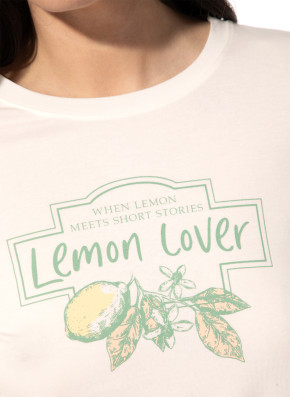 SHORT STORIES 621953 Langarm-Shirt white pebble print (47% Baumwolle, 47% Modal, 6% Elasthan) L