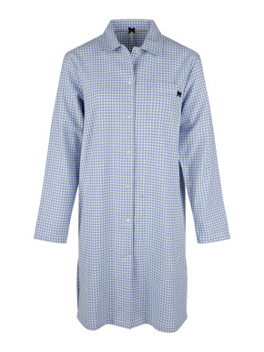 SHORT STORIES 621999 Flanell-Nachthemd (100% Baumwolle) L