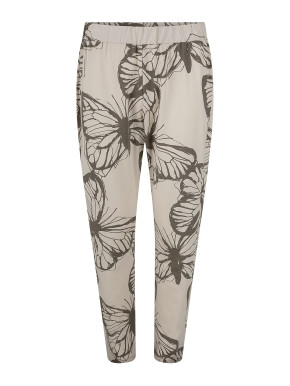 SHORT STORIES 622035 Pant pink whisper/print (47% Baumwolle, 47% Modal, 6% Elasthan) L