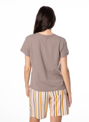 SHORT STORIES 622036 T-Shirt drift wood (47% Baumwolle, 47% Modal, 6% Elasthan) XS