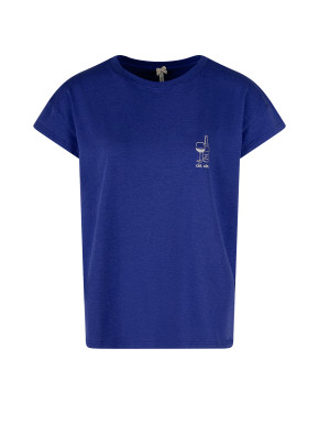 SHORT STORIES 622064 T-Shirt ultramarine (47% Baumwolle, 47% Modal, 6% Elasthan) S