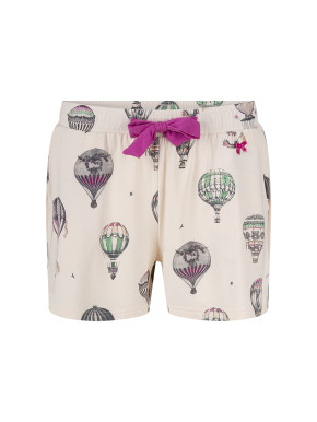 SHORT STORIES 622069 Shorts vanilla cream/print (47% Baumwolle, 47% Modal, 6% Elasthan) L