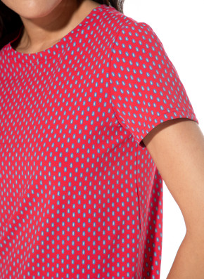 SHORT STORIES 622112 Sleepshirt superpink/print (95% Baumwolle, 5% Elasthan) XS