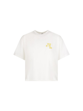 SHORT STORIES 622156 T-Shirt white pebble/print (47% Baumwolle, 47% Modal, 6% Elasthan) M