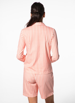 SHORT STORIES 622157 Shirt peachy stripes (95% Baumwolle, 5% Elasthan) S