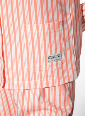 SHORT STORIES 622157 Shirt peachy stripes (95% Baumwolle, 5% Elasthan) M