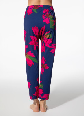 SHORT STORIES 622172 Pants blue sea/print (47% Baumwolle, 47% Modal, 6% Elasthan) S