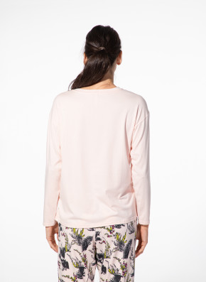 SHORT STORIES 622192 Langarm-Shirt perle/print (47% Baumwolle, 47% Modal, 6% Elasthan) S