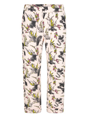 SHORT STORIES 622193 Pants perle/print (47% Baumwolle, 47% Modal, 6% Elasthan) XS