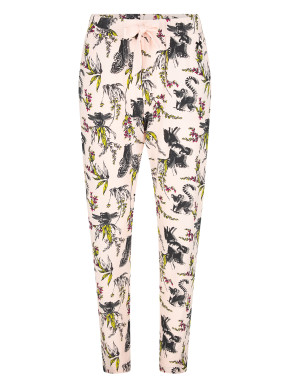 SHORT STORIES 622194 Pants perle/print (47% Baumwolle, 47% Modal, 6% Elasthan) XS