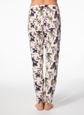 SHORT STORIES 622194 Pants perle/print (47% Baumwolle, 47% Modal, 6% Elasthan) M