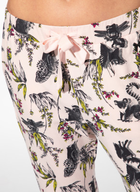 SHORT STORIES 622194 Pants perle/print (47% Baumwolle, 47% Modal, 6% Elasthan) L