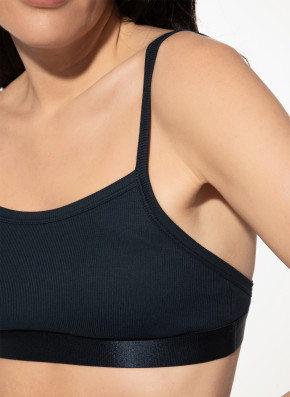 SHORT STORIES 630458 Bustier dark blue (95% Baumwolle, 5% Elasthan) L