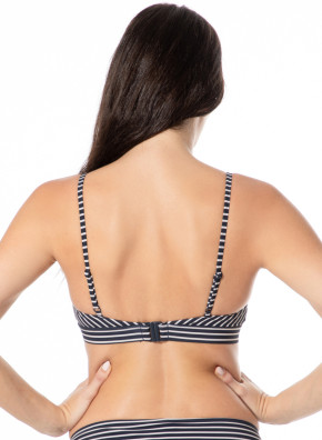 SHORT STORIES 650578 Bikini Triangle Top neptun/stripes (73% Polyamid, 27% Elasthan) S