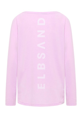 ELBSAND Tira Longsleeve faded rose melange (50% Baumwolle, 50% Polyester) S