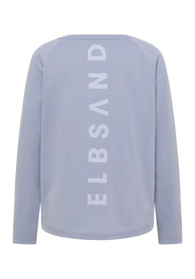 ELBSAND Tinna Longsleeve sky haze (50% Baumwolle, 50% Polyester) XS