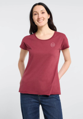 ELBSAND Ragne T-Shirt ruby (50% Baumwolle, 50% Polyester) M