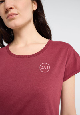 ELBSAND Ragne T-Shirt ruby (50% Baumwolle, 50% Polyester) M