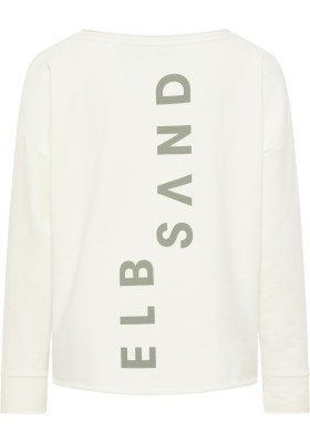 ELBSAND Riane Sweatshirt cloud white (95% Baumwolle, 5% Elasthan) M