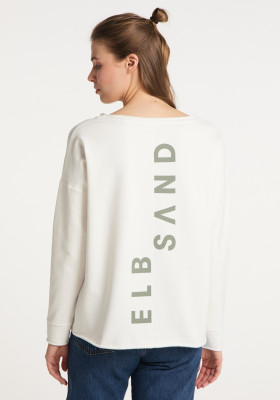 ELBSAND Riane Sweatshirt cloud white (95% Baumwolle, 5% Elasthan) L