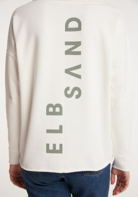 ELBSAND Riane Sweatshirt cloud white (95% Baumwolle, 5% Elasthan) L