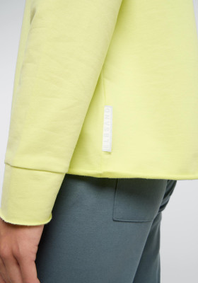 ELBSAND Riane Sweatshirt sunny lime (95% Baumwolle, 5% Elasthan) XS