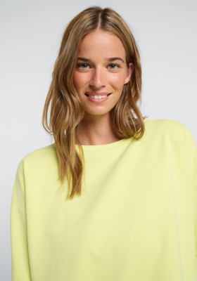 ELBSAND Riane Sweatshirt sunny lime (95% Baumwolle, 5% Elasthan) M