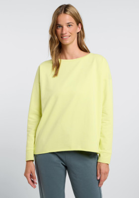 ELBSAND Riane Sweatshirt sunny lime (95% Baumwolle, 5% Elasthan) S
