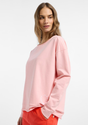 ELBSAND Ritva Sweatshirt papaya (95% Baumwolle, 5% Elasthan) M