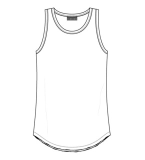 ELBSAND Jari Tank (50% Modal, 46% Baumwolle, 4% Elasthan) S / Weiss