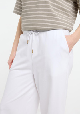 ELBSAND Sanna 7/8 Pants bright white (95% Baumwolle, 5% Elasthan) XL