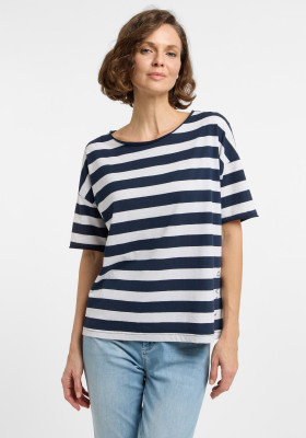 ELBSAND Luani T-Shirt coldwater/cloudwhite (50% Baumwolle, 50% Polyester) M