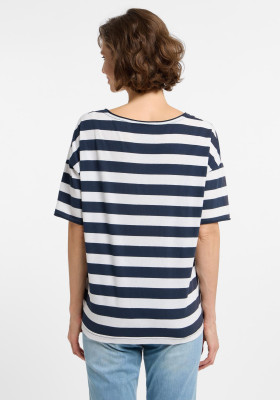 ELBSAND Luani T-Shirt coldwater/cloudwhite (50% Baumwolle, 50% Polyester) M