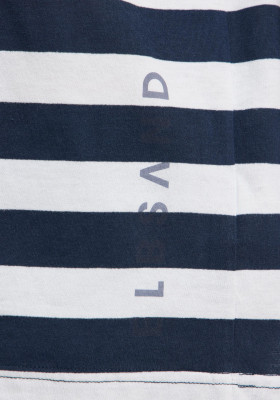 ELBSAND Luani T-Shirt coldwater/cloudwhite (50% Baumwolle, 50% Polyester) L