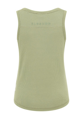 ELBSAND Jara Tank green leaf (50% Modal, 46% Baumwolle, 4% Elasthan) L
