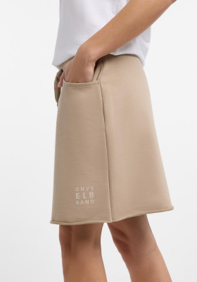 ELBSAND Mara Sweat Skirt camel (95% Baumwolle, 5% Elasthan) M