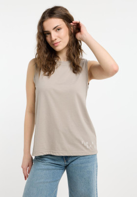 ELBSAND Meevia Tank soft mud (50% Baumwolle, 50% Polyester) S