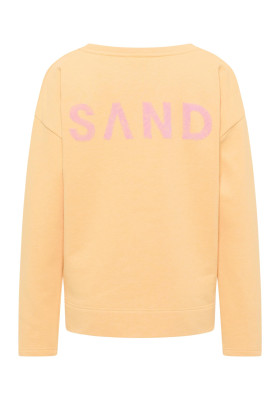 ELBSAND Arija Sweatshirt orange haze melange (67% Baumwolle, 33% Polyester) M