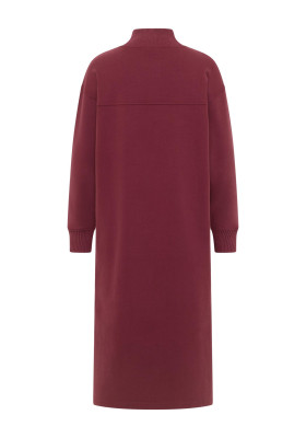 ELBSAND Roomi Sweatdress ruby (95% Baumwolle, 5% Elasthan) L