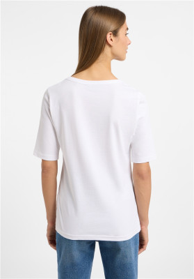 ELBSAND Siva T-Shirt bright white (95% Baumwolle, 5% Elasthan) M