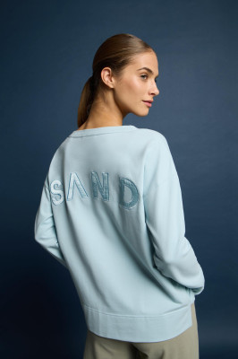 ELBSAND Aleah Sweatshirt blue fog (95% Baumwolle, 5% Elasthan) L