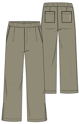 ELBSAND Wenke Pants soft mud (77% Lyocell, 23% Leinen) L