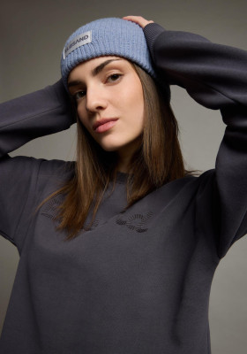ELBSAND Edrun Sweatshirt charcoal (100% Baumwolle) S