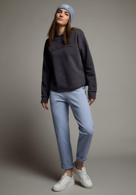 ELBSAND Edrun Sweatshirt charcoal (100% Baumwolle) XL