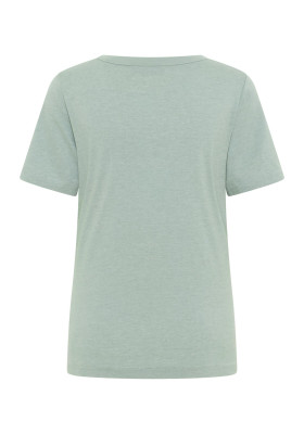 ELBSAND Liara T-Shirt soft sage mel. (50% Baumwolle, 50% Polyester) M
