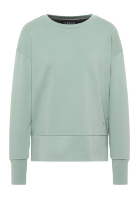 ELBSAND Tove Sweatshirt soft sage (82% Baumwolle, 14% Polyester, 4% Elasthan) L