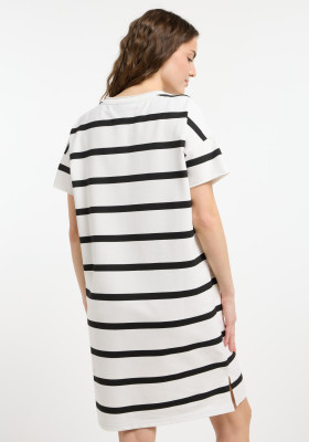 ELBSAND Talima Dress cloud white/quartz stripes (95% Baumwolle, 5% Elasthan) S