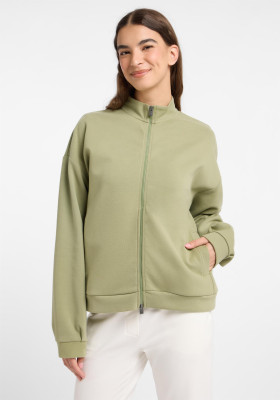 ELBSAND Jalma Jacket green leaf (82% Baumwolle - organic cotton, 14% Polyester, 4% Elasthan) XL