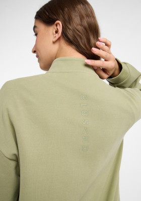 ELBSAND Jalma Jacket green leaf (82% Baumwolle - organic cotton, 14% Polyester, 4% Elasthan) L